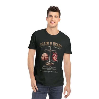Brain & Heart Unisex Rocker T-Shirt