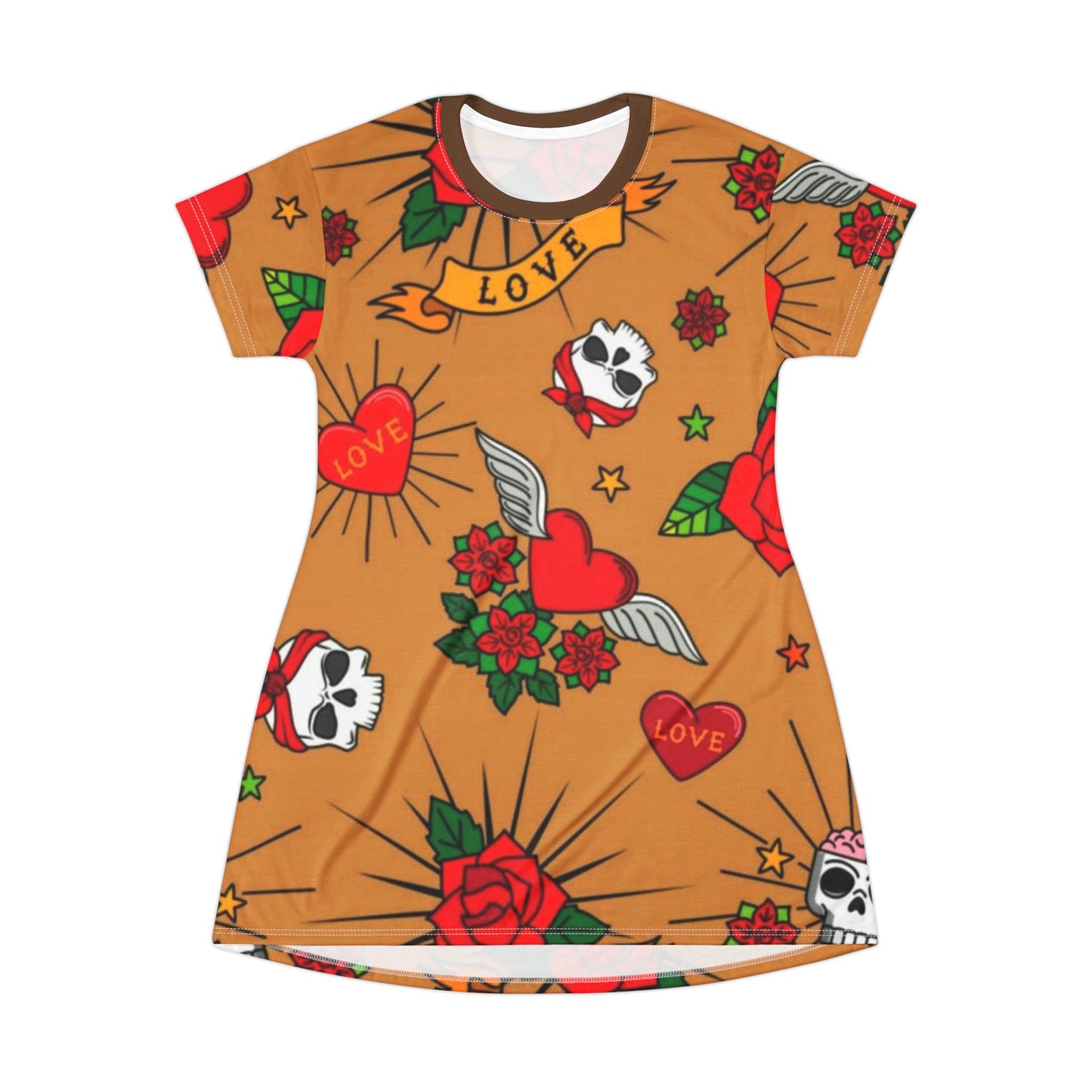 T-Shirt-Kleid (AOP)