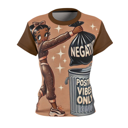 Positive Vibes Only Damen T-Shirt