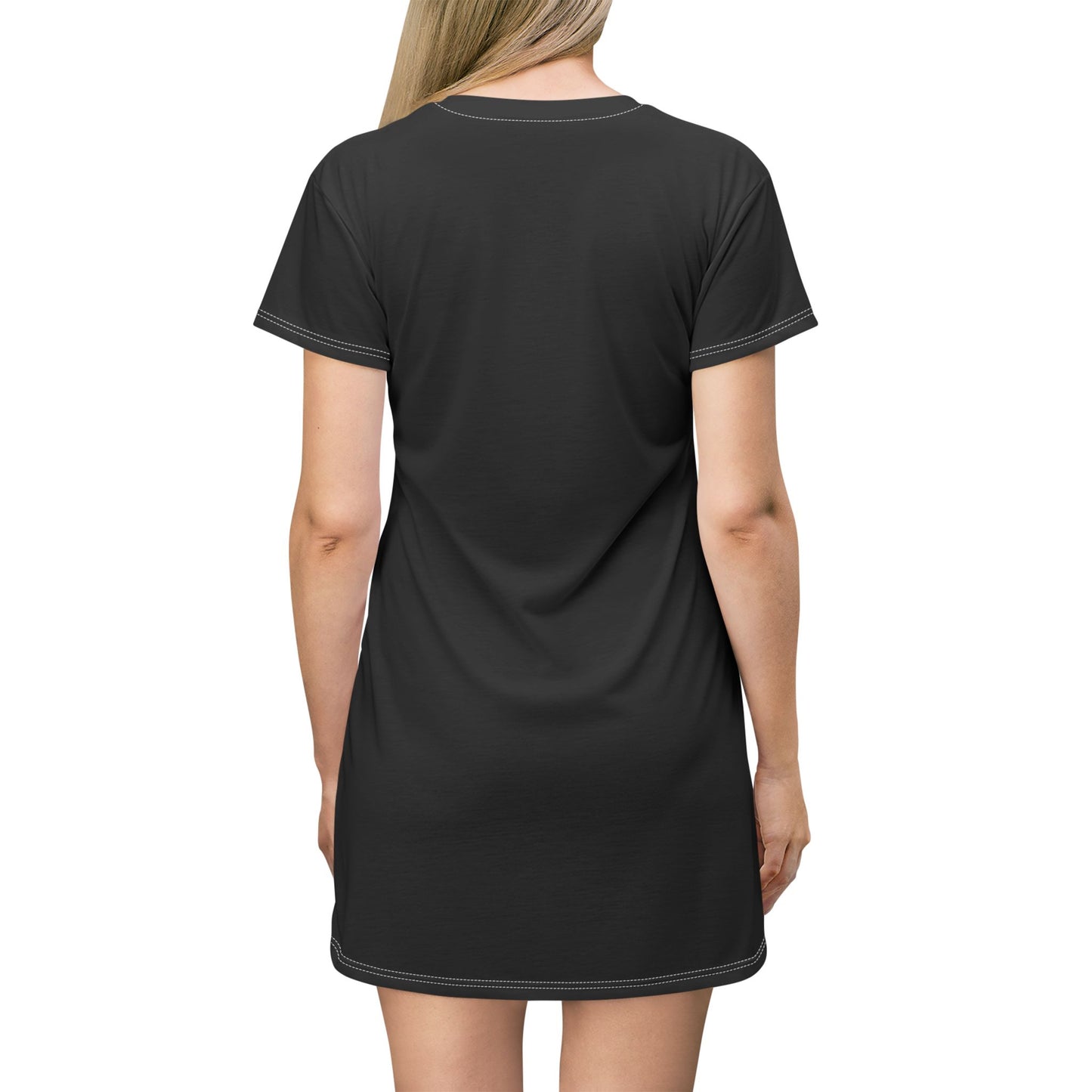 Edgy Rockstar Cheetah Print T-Shirt Dress-Perfect for Music Festivals or Concerts