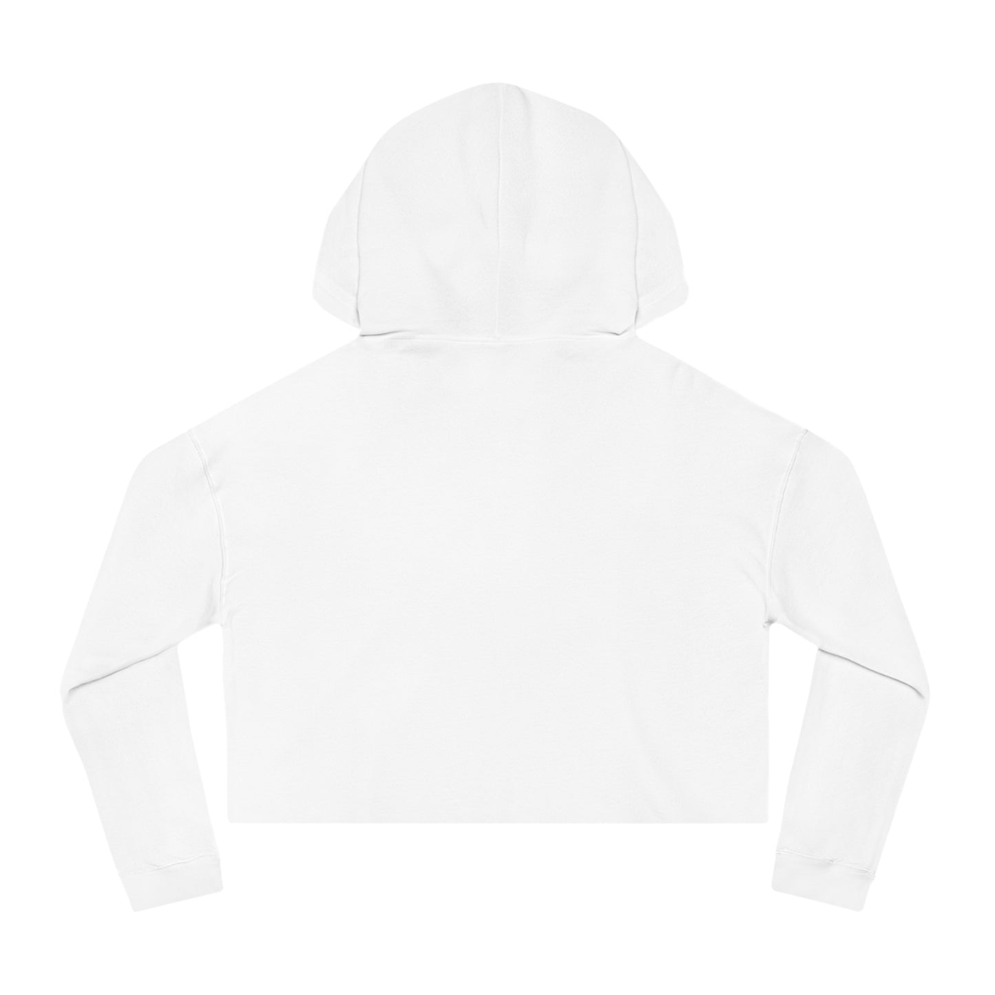 Cropped Hoodie — "I Am Not The Bigger Person I Will Hit You With A Chain" Cute Floral Graphic