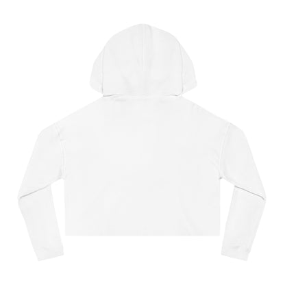 Cropped Hoodie — "I Am Not The Bigger Person I Will Hit You With A Chain" Cute Floral Graphic