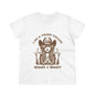 Boho Graphic Tee, Women's Cotton Shirt with Empowering Quote, Perfect for Casual Wear, Gift for Friends, Summer Fashion