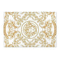 Baroque Medusa Area Rug – Gold Ornate Decorative Accent Rug