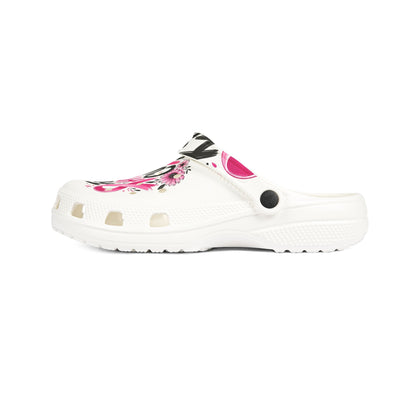 Breast Cancer Awareness EVA Clogs — "Fight Hope Cure" Pink Ribbon Slide Shoes
