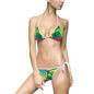 Bikini-Badeanzug für Damen mit tropischem Blumenmuster – perfekt für Strandtage und Poolpartys