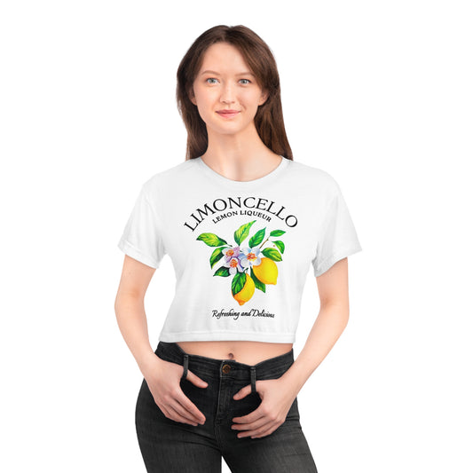 Limoncello Crop Tee - Refreshing & Delicious Citrus Graphic Shirt