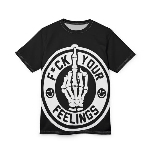 Unisex Skeleton Graphic Tee - "F*ck Your Feelings"