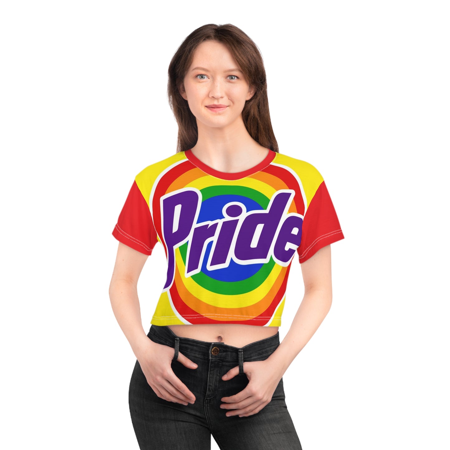 Pride Rainbow Crop Tee