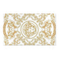 Baroque Medusa Area Rug – Gold Ornate Decorative Accent Rug