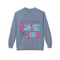 Praise the Lord Crewneck Sweatshirt — "As long as I’m breathing I’ve got a reason to praise the Lord" Christian Pullover