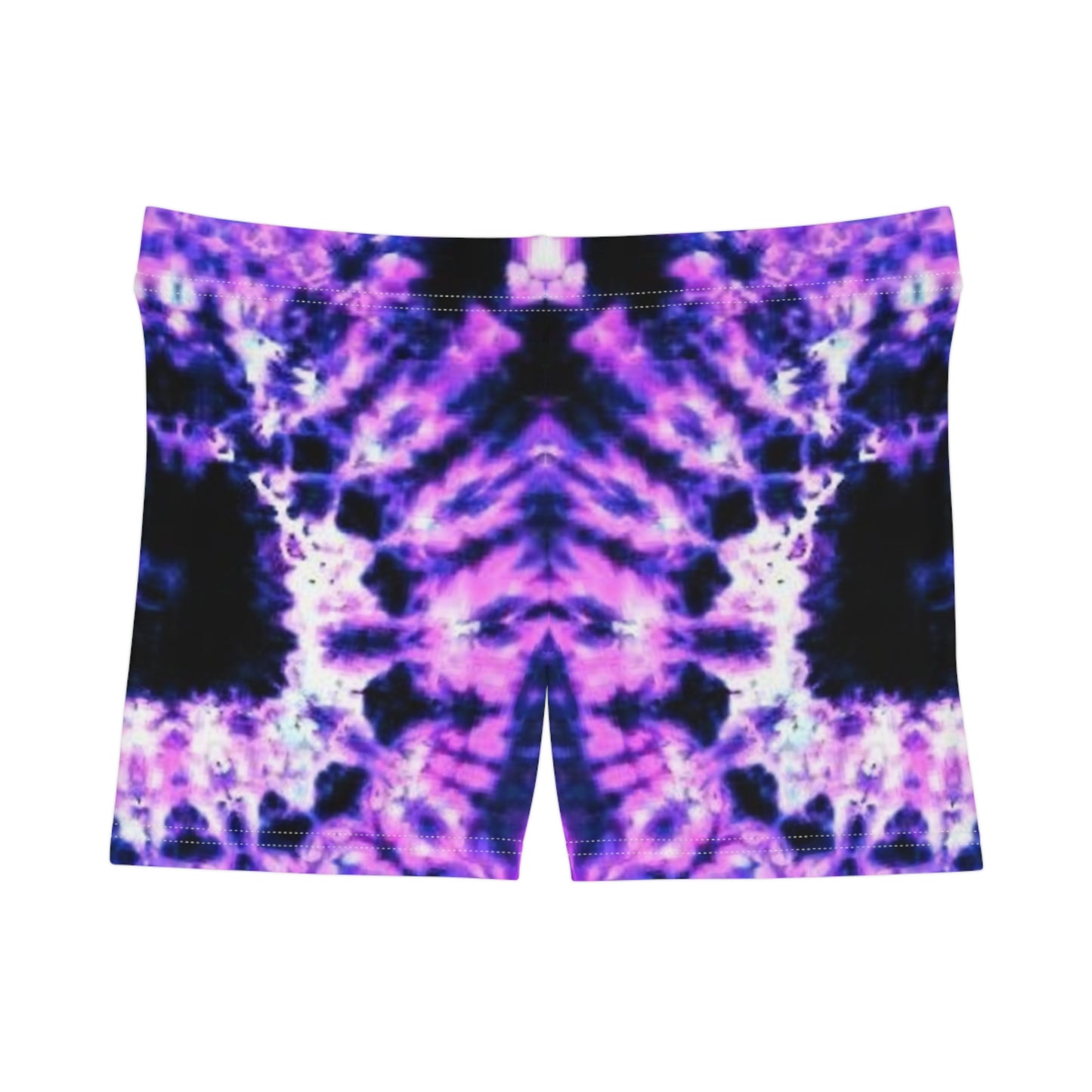 Purple Fusion Tie-Dye Women's Shorts