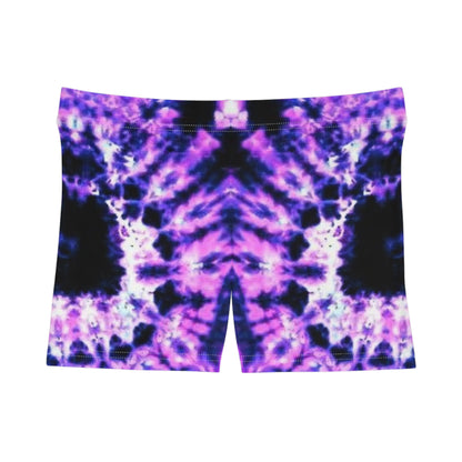 Purple Fusion Tie-Dye Women's Shorts