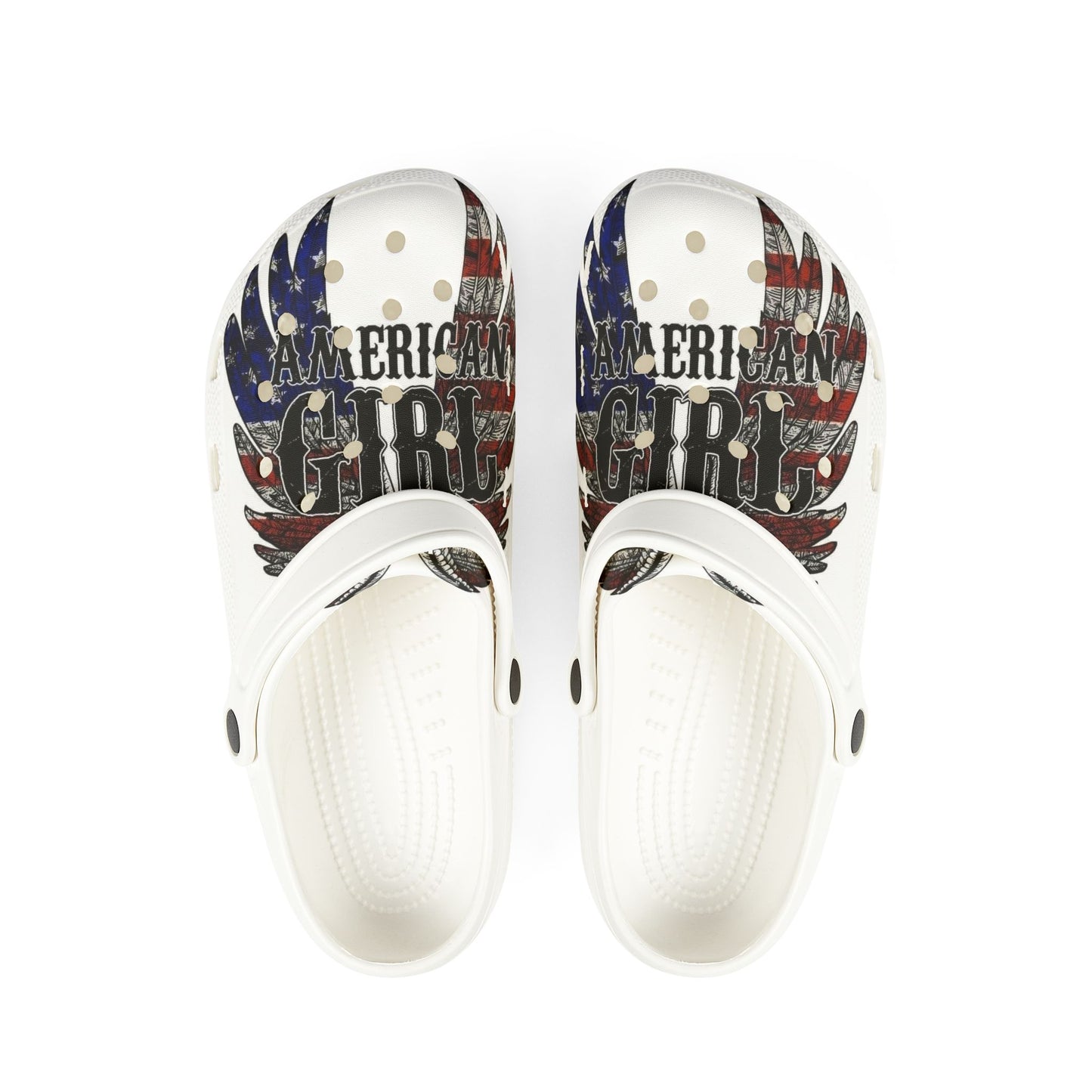 Patriotic Foam Shoes - American Girl Design