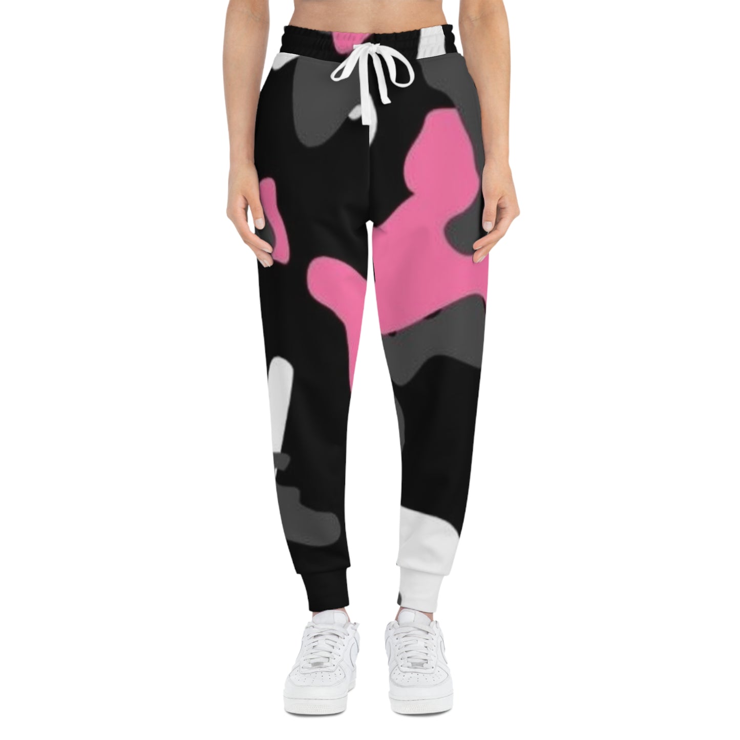 Pink & Black Camo Joggers — Women's Athletic Lounge Pants