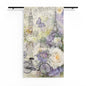 Sheer Curtain — Vintage Paris Floral Bicycle Print