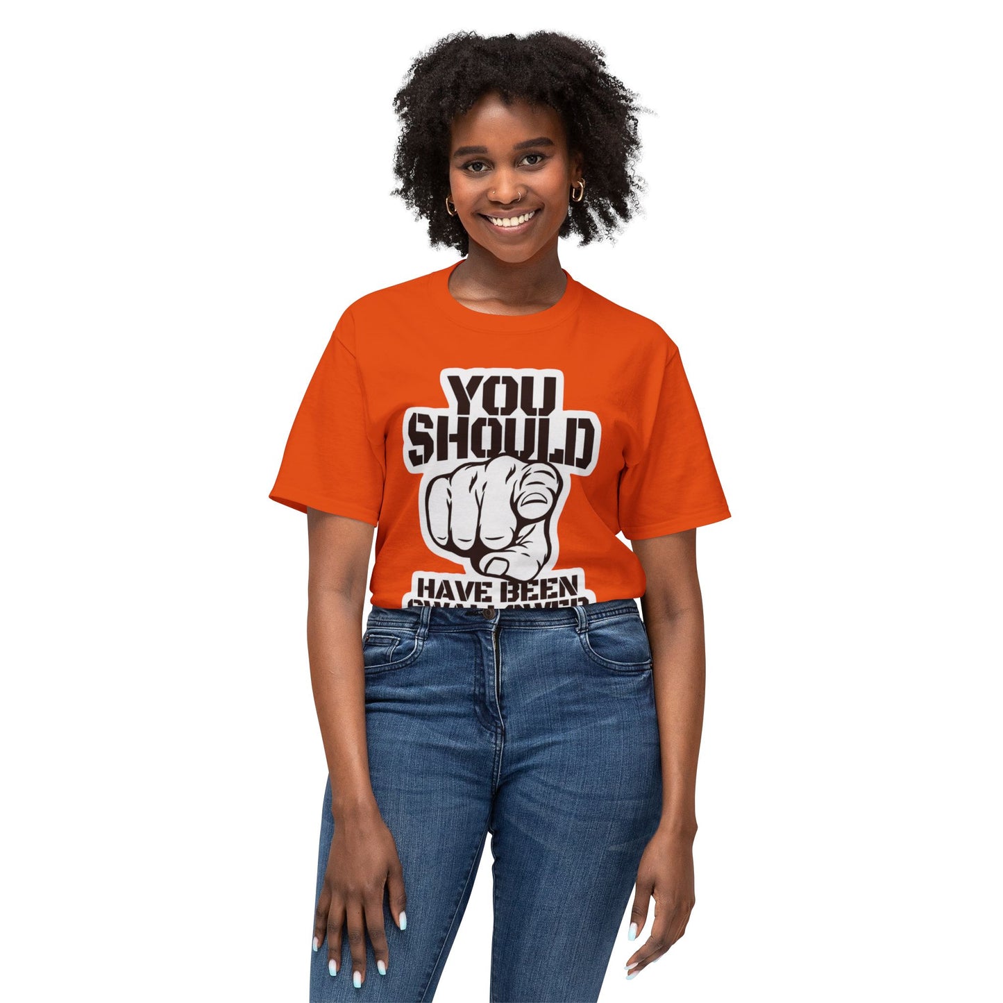 “You Should Have Been Swallowed” Pointing Graphic Tee