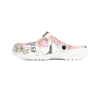 Trendy Floral Clogs - Paris Inspired EVA Foam Shoes