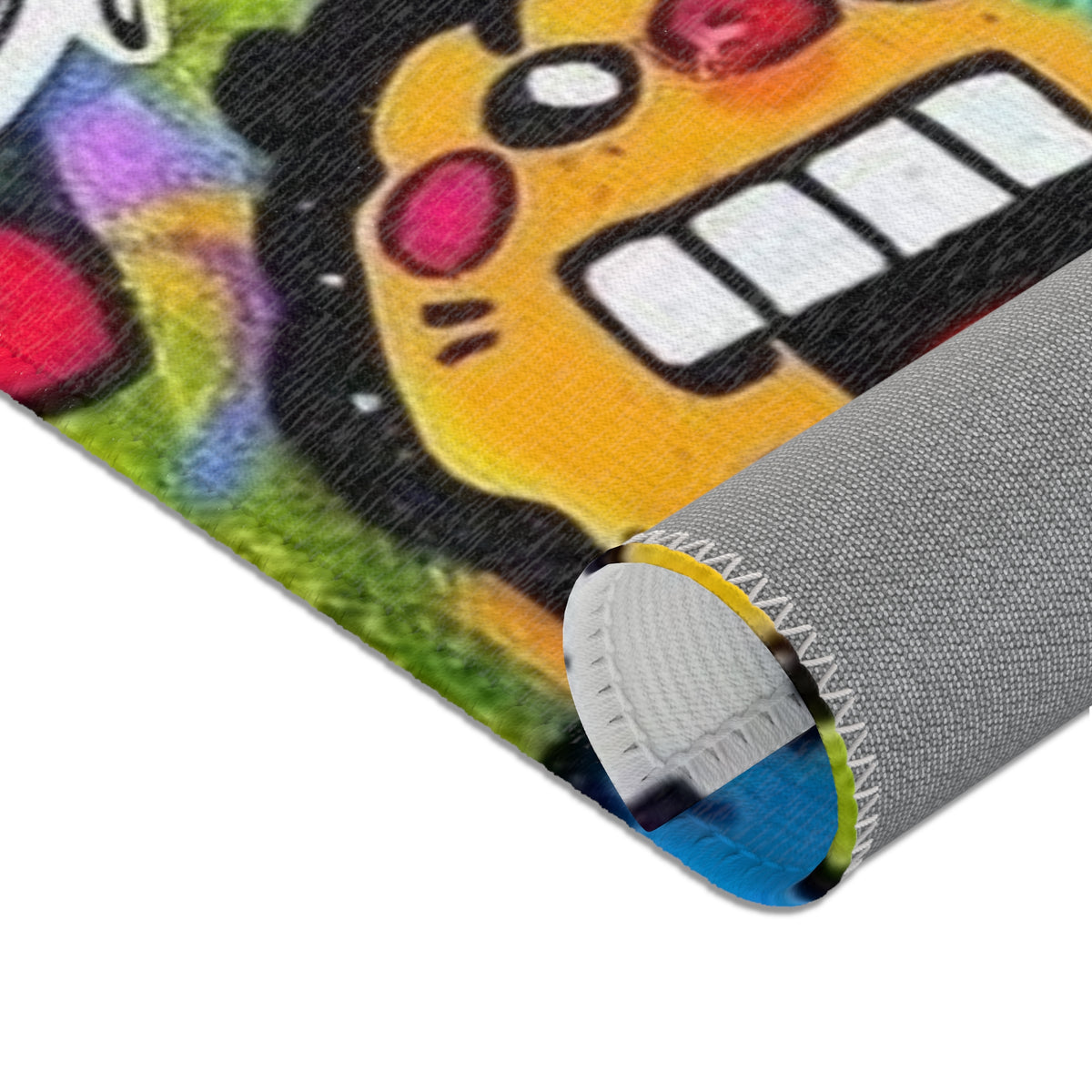 Hello Kitty Pop Art Area Rug – Colorful Cartoon Kids Room Decor