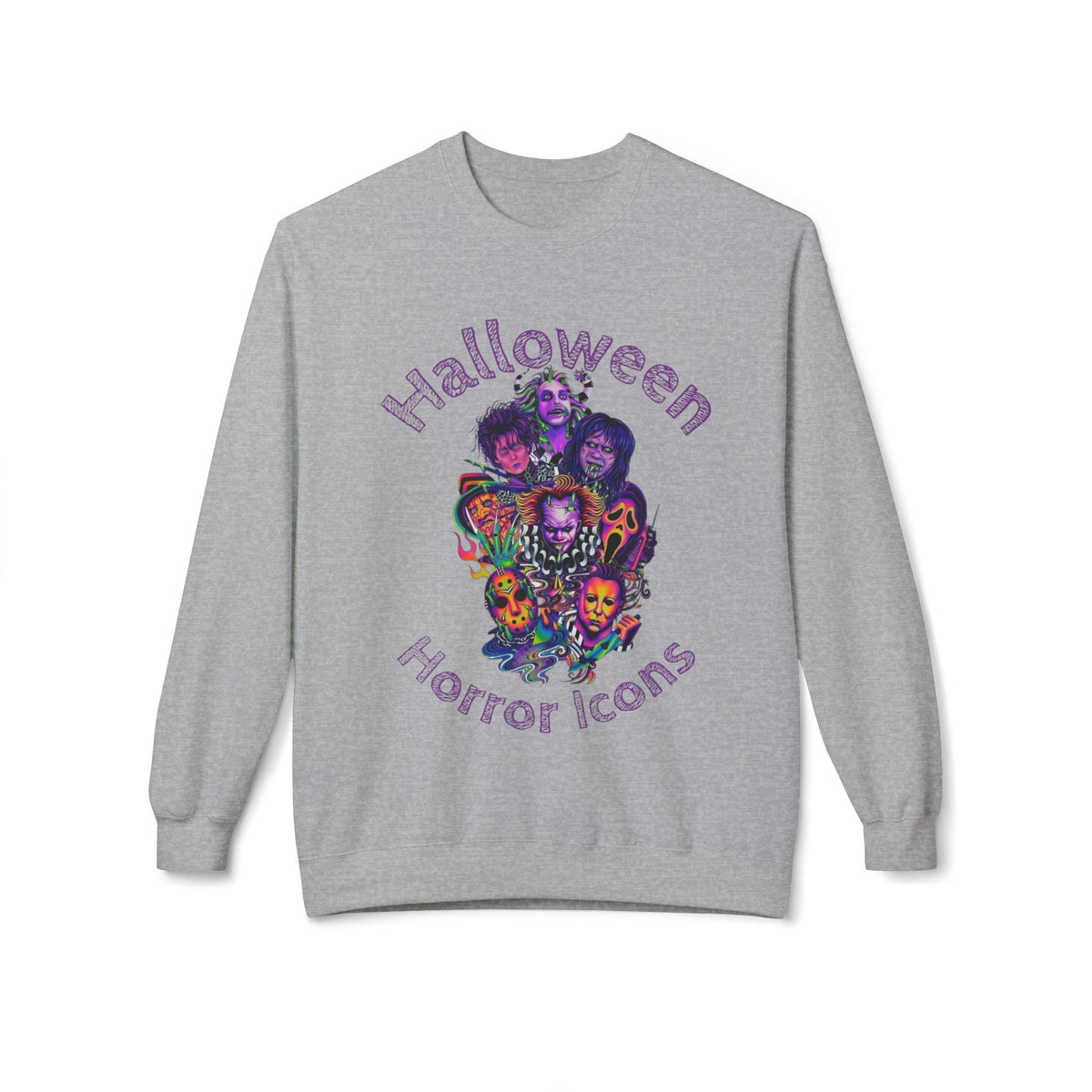 Halloween Horror Icons Crewneck Sweatshirt