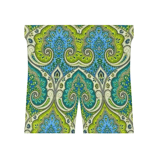 Stylish Women's Biker Shorts with Floral Leopard Print