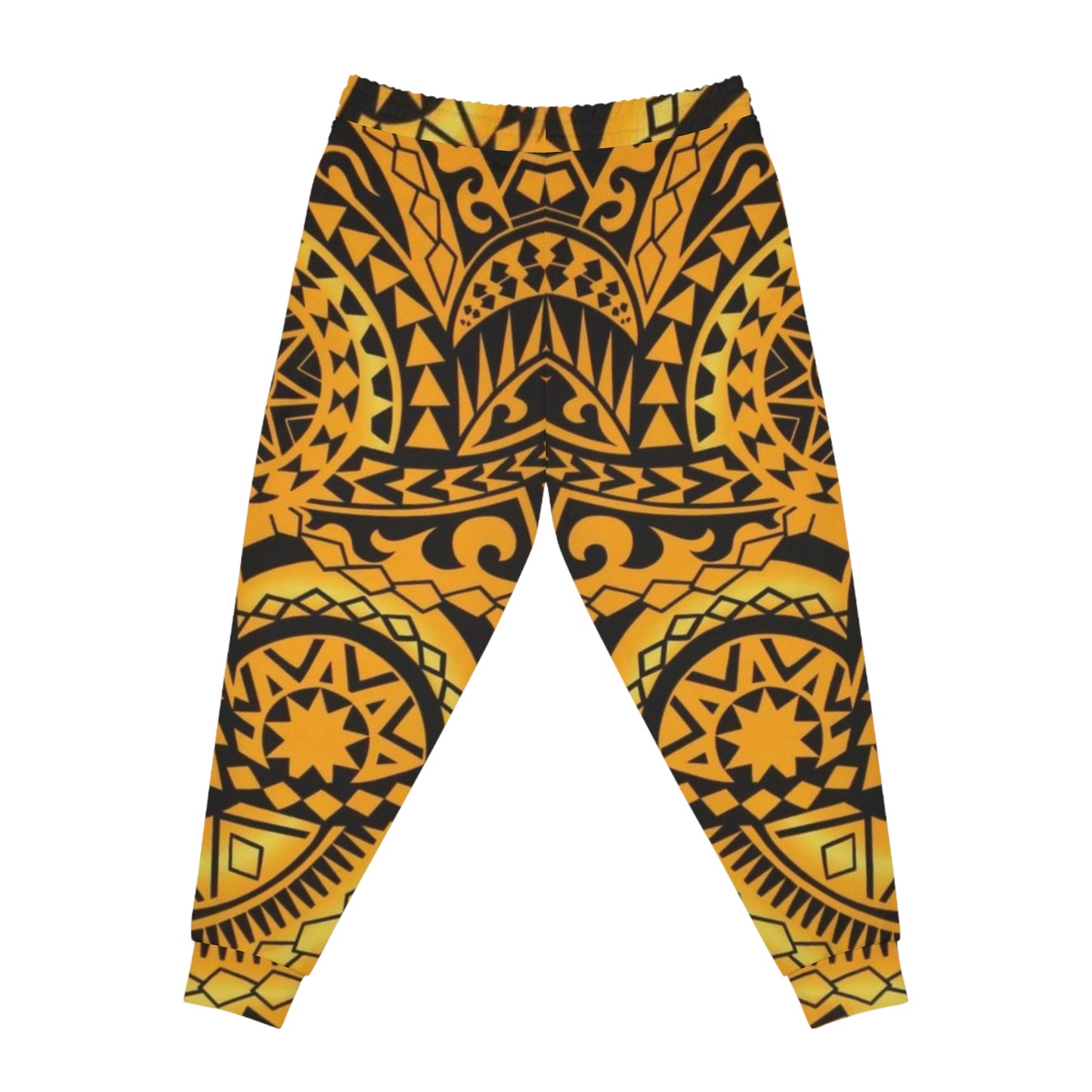 Tribal Print Athletic Joggers, Cozy Workout Pants, Bohemian Lounge Wear, Yoga Joggers, Unique Activewear