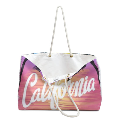 California Sunset Vacay Tote Bag - Perfect for Travel and Beach Days