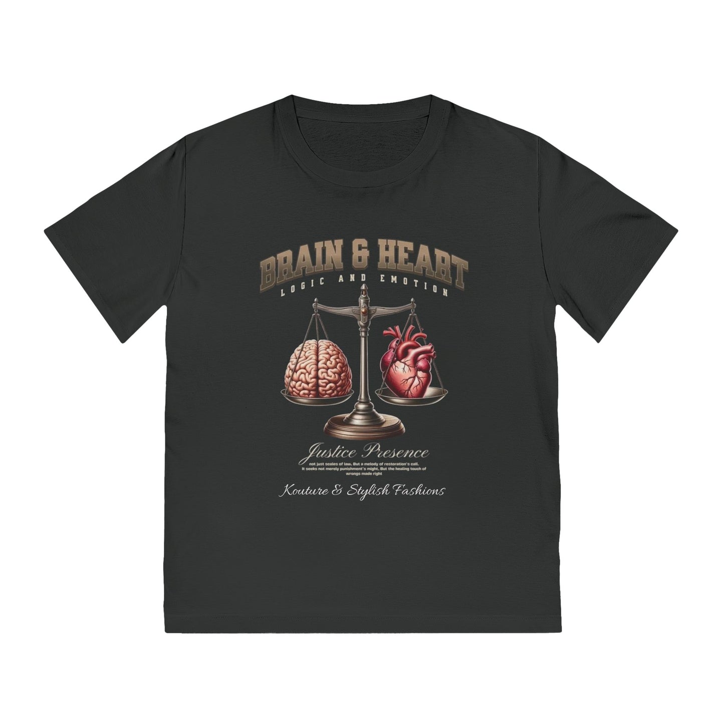 Brain & Heart Unisex Rocker T-Shirt