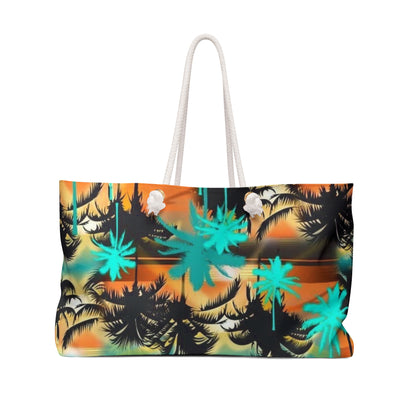 Tropical Sunset Vacay Tote Bag - Perfect for Beach Trips & Getaways