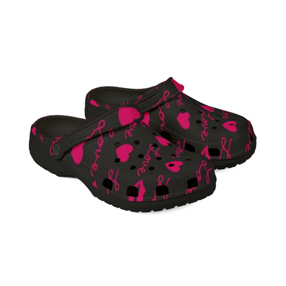 Love Lips and HeartyPrint EVA Foam Clogs - Fun and Comfortable Footwear for Every Occasion