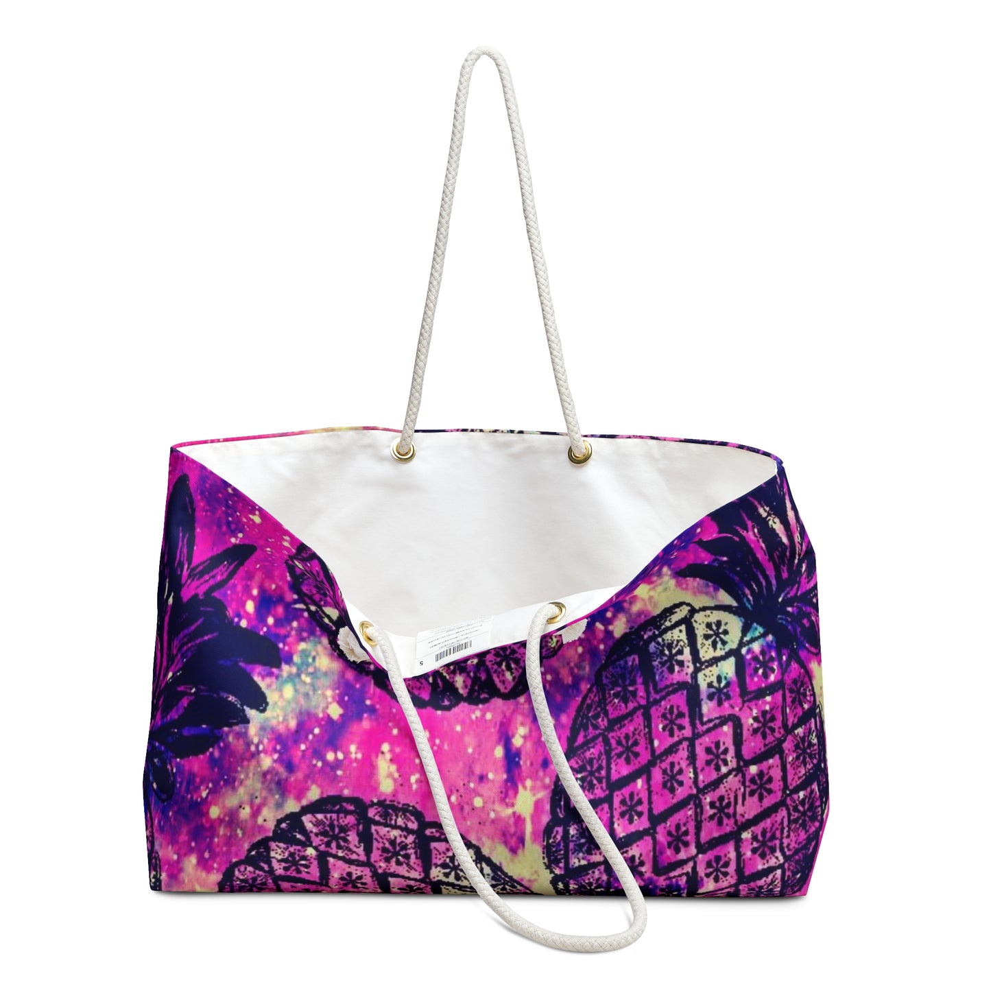 Tropische Ananas-Wochenendtasche – Lebendige Reisetasche für Strand und Kurzurlaube
