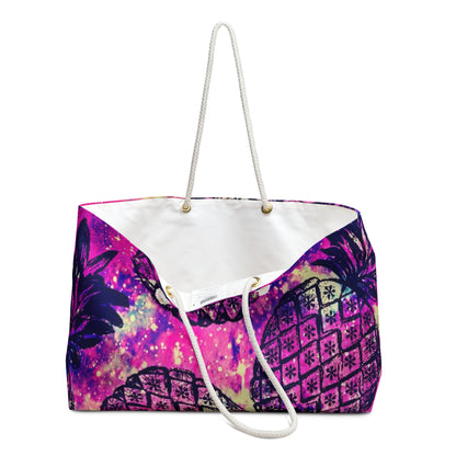 Tropische Ananas-Wochenendtasche – Lebendige Reisetasche für Strand und Kurzurlaube