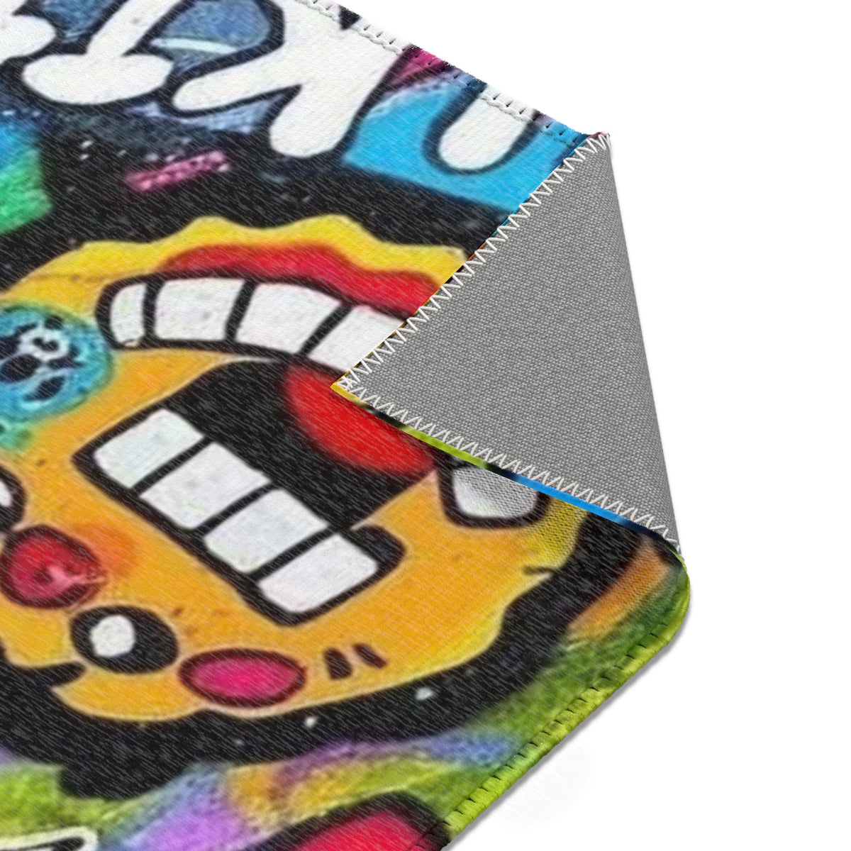 Hello Kitty Pop Art Area Rug – Colorful Cartoon Kids Room Decor