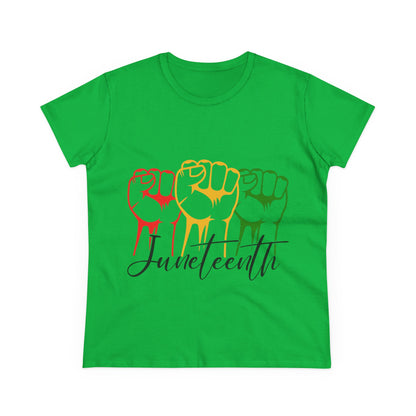 Juneteenth Empowerment Tee | Women's Cotton T-Shirt, Celebration Shirt, Inspirational Top, Black History Month, Gift for Activists