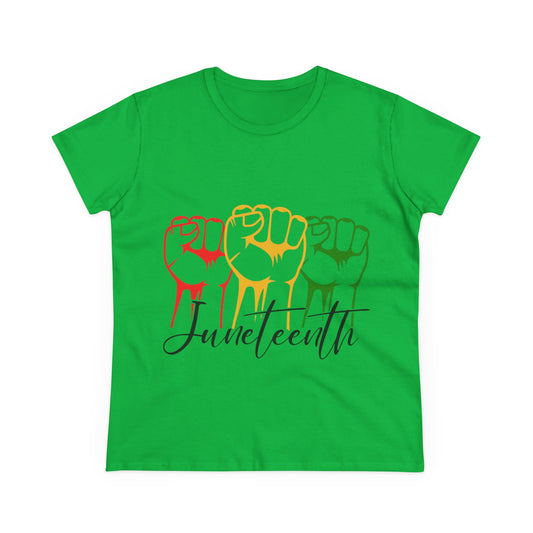 Juneteenth Empowerment Tee | Women's Cotton T-Shirt, Celebration Shirt, Inspirational Top, Black History Month, Gift for Activists