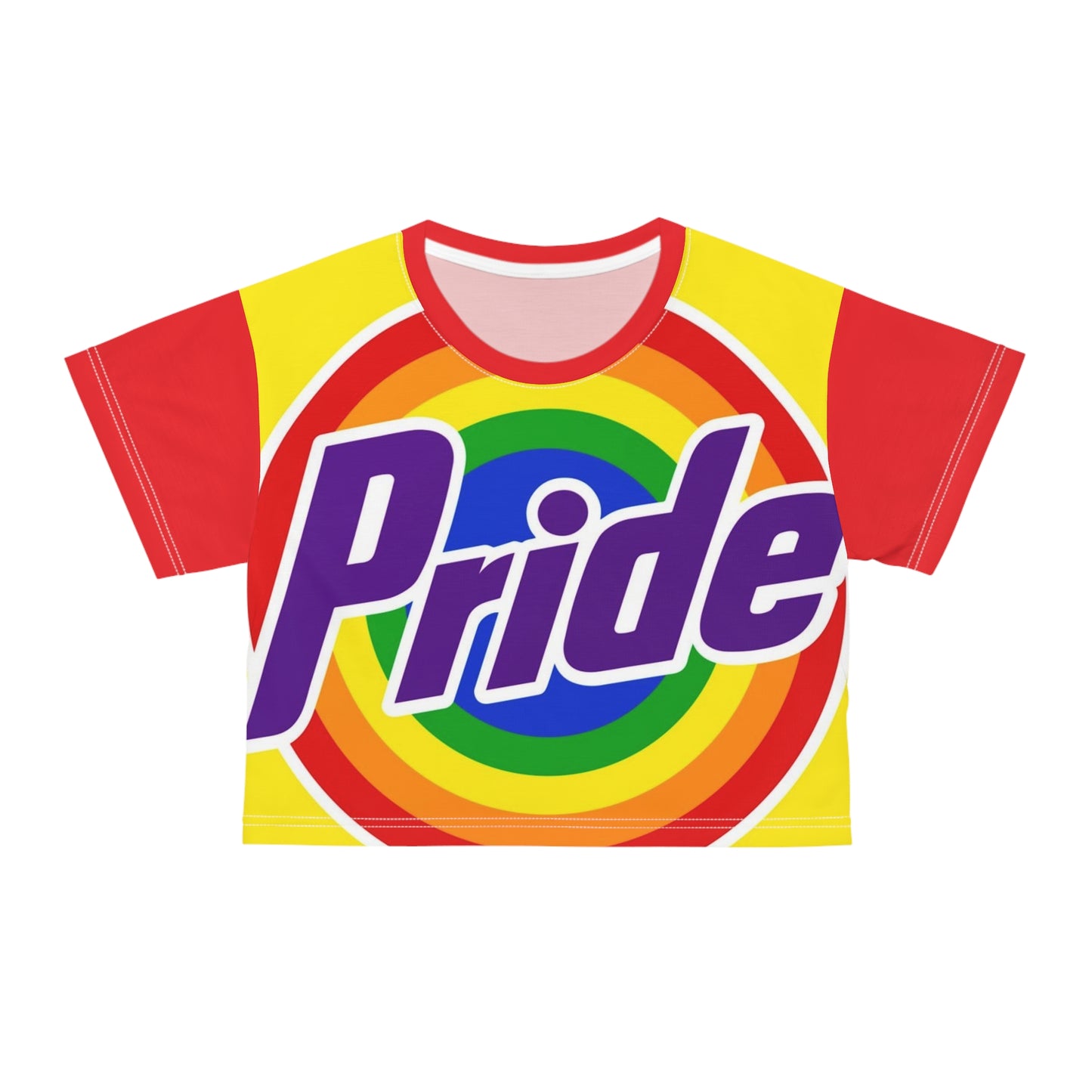 Pride Rainbow Crop Tee