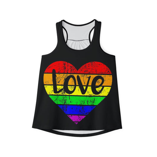 Rainbow Love Women's Tank Top | LGBT Pride Apparel