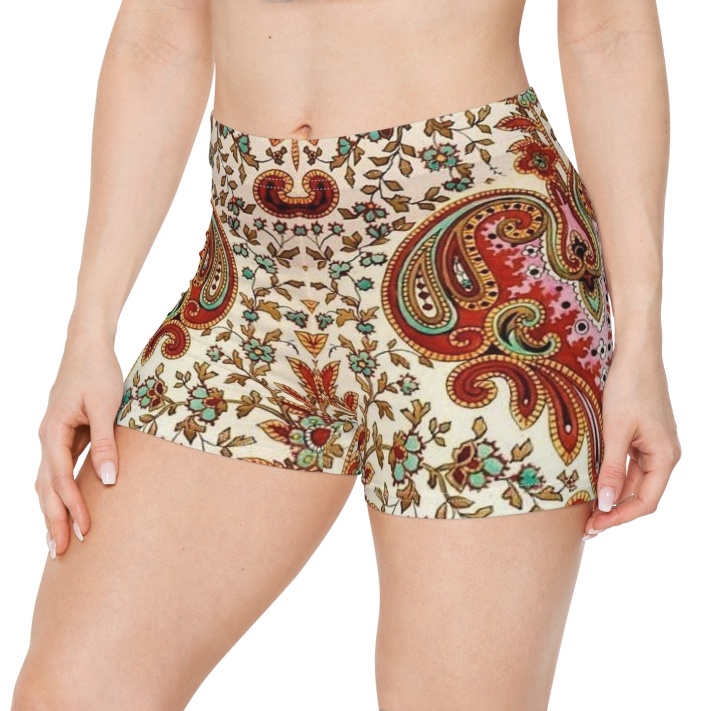 Boho Chic Elegant Paisley Women's Shorts
