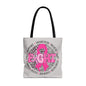 Breast Cancer Awareness "Fight" Pink Ribbon Tote Bag