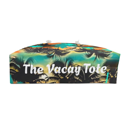 Tropical Sunset Vacay Tote Bag - Perfect for Beach Trips & Getaways