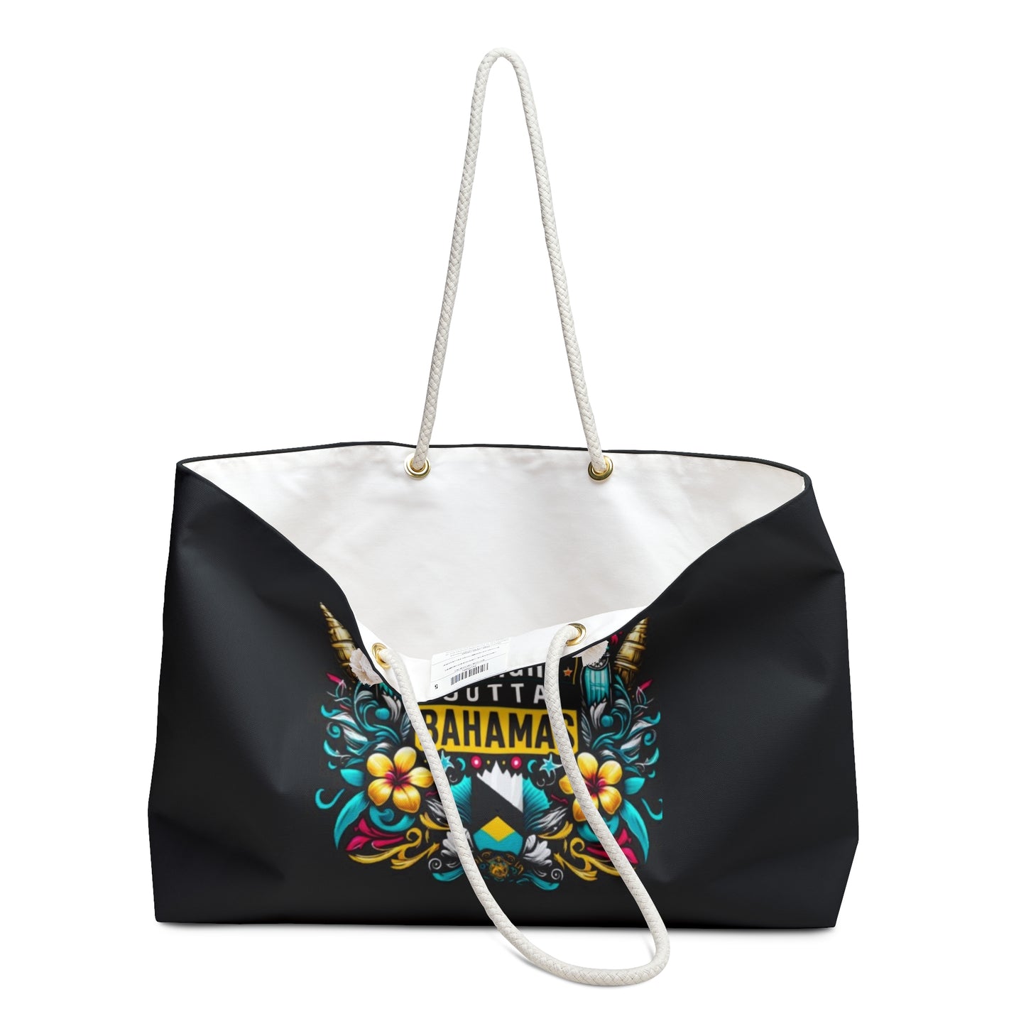 'Straight Outta Bahamas' Travel Vacay Tote Bag for Beach Lovers