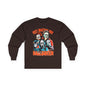 Halloween Horror Icons Long Sleeve Tee – "Just Waiting for Halloween"