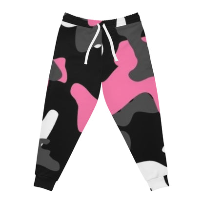 Pink & Black Camo Joggers — Women's Athletic Lounge Pants