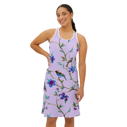 Spring Lavender Blooms Women's Summer Dress