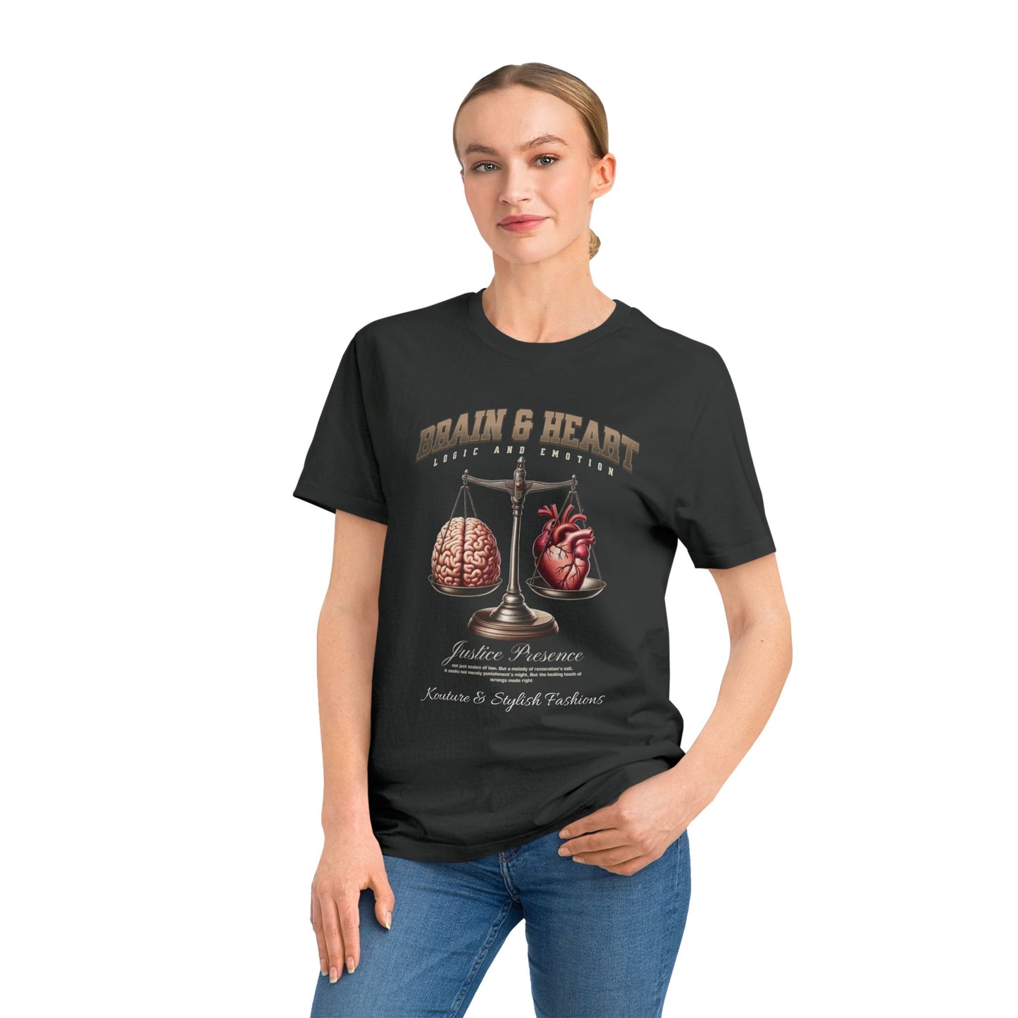 Brain & Heart Unisex Rocker T-Shirt