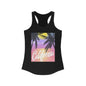 California Sunset Women’s s Racerback Tank - Tropical Vibes Tee
