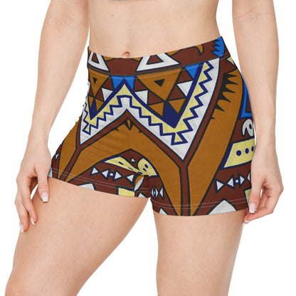 Boho Patterned Women's Shorts - Vibrant Summer Comfort