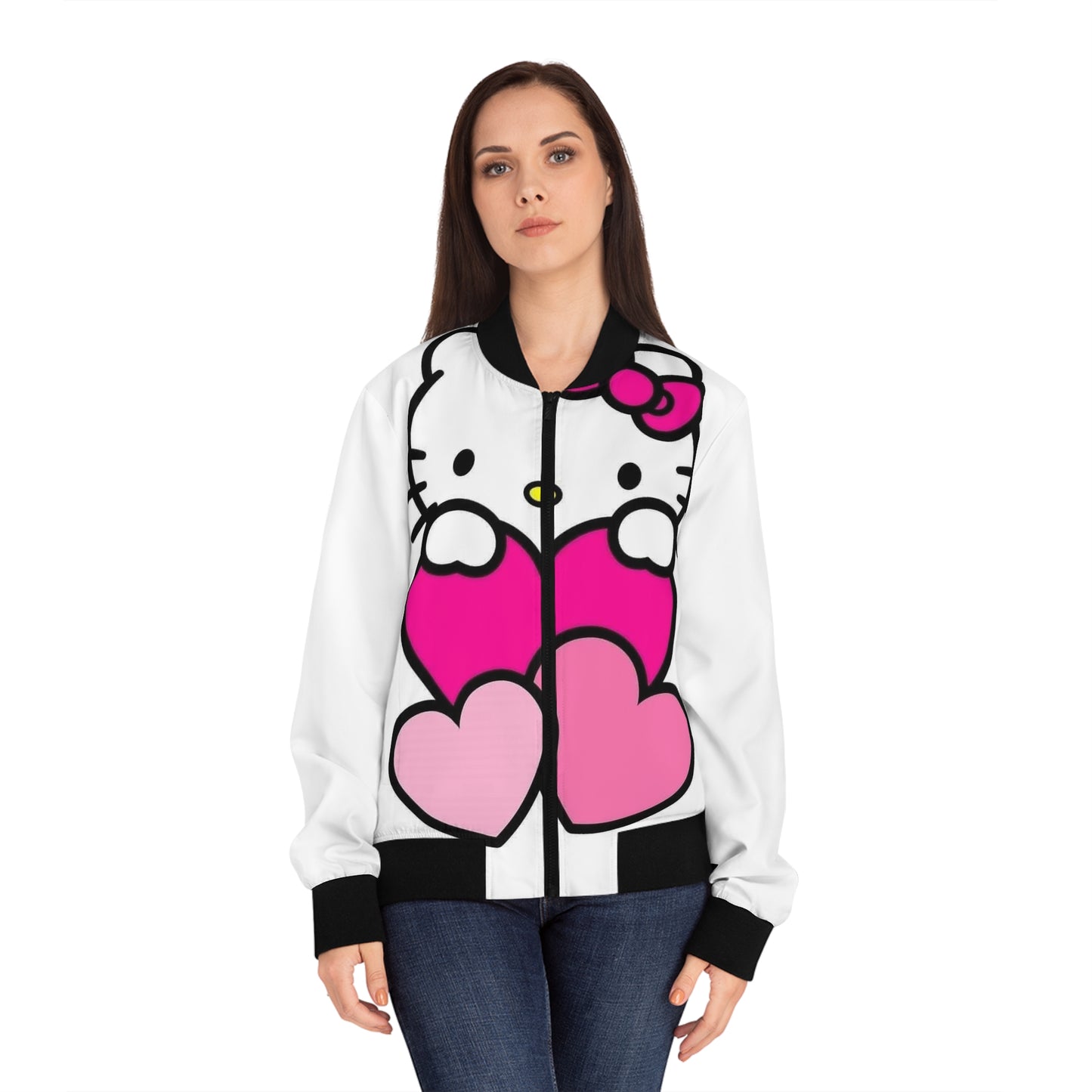 Hello Kitty Heart Bomber Jacket