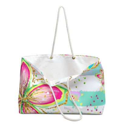 Vibrant Floral Weekender Bag – Ideal for Travel & Beach Getsaways