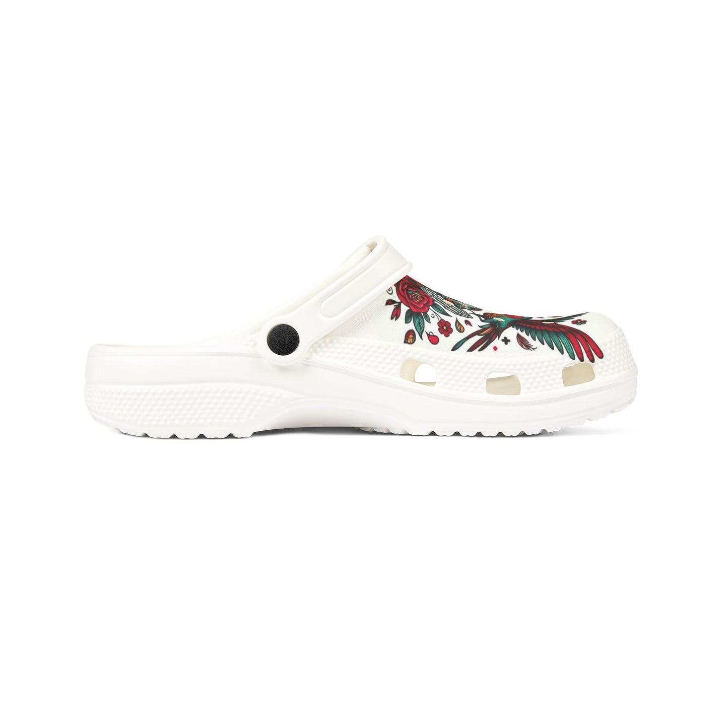 Skull & Floral EVA Foam Clogs - Stylish Comfort for Everyday Wear